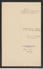 k.k. naturhistorisches Hofmuseum, Intendanzakten 1885-1896 (Hauer), Aktenzahl Z.604/1891, Seite 4